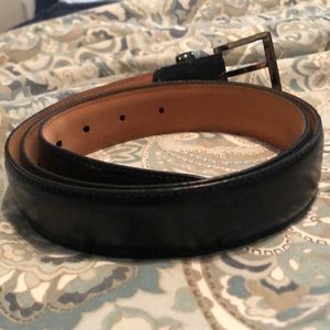 Black leather Brooks Brothers Belt